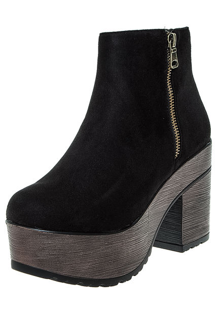 Femenino Calzado Botines Botín Negro Chalada Botín Negro Chalada. Estilo casual. NQFOGBU